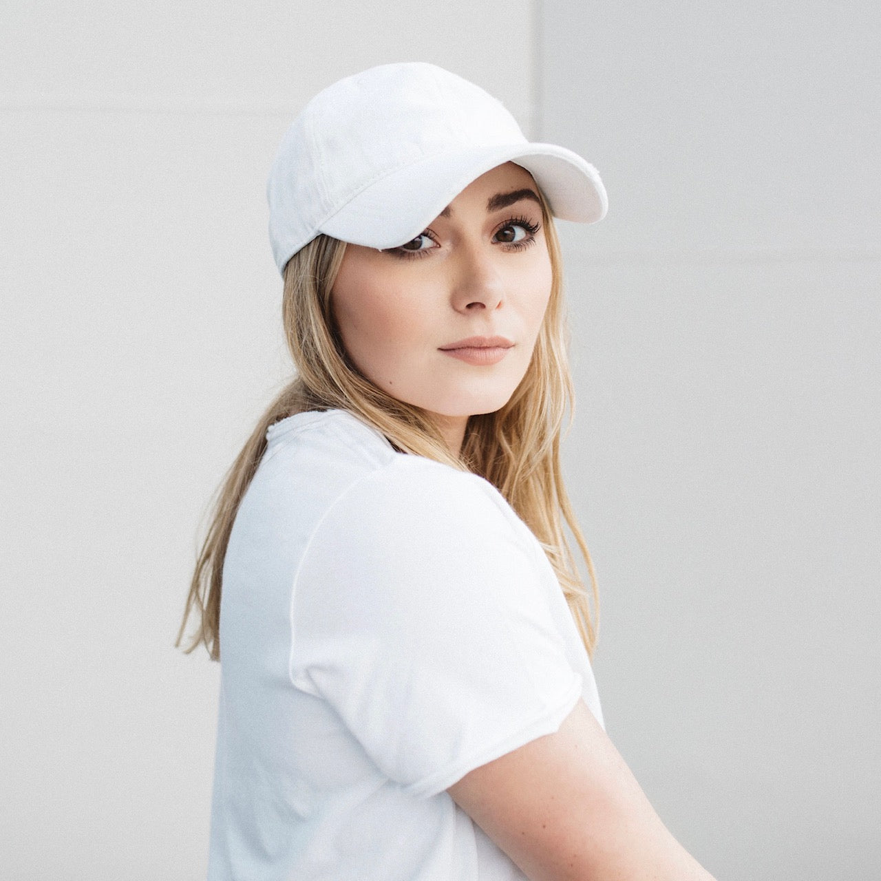 Ice George Distressed Dad Cap hat side view
