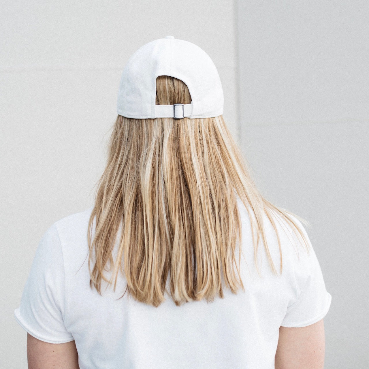 Ice George Distressed Dad Cap hat back view