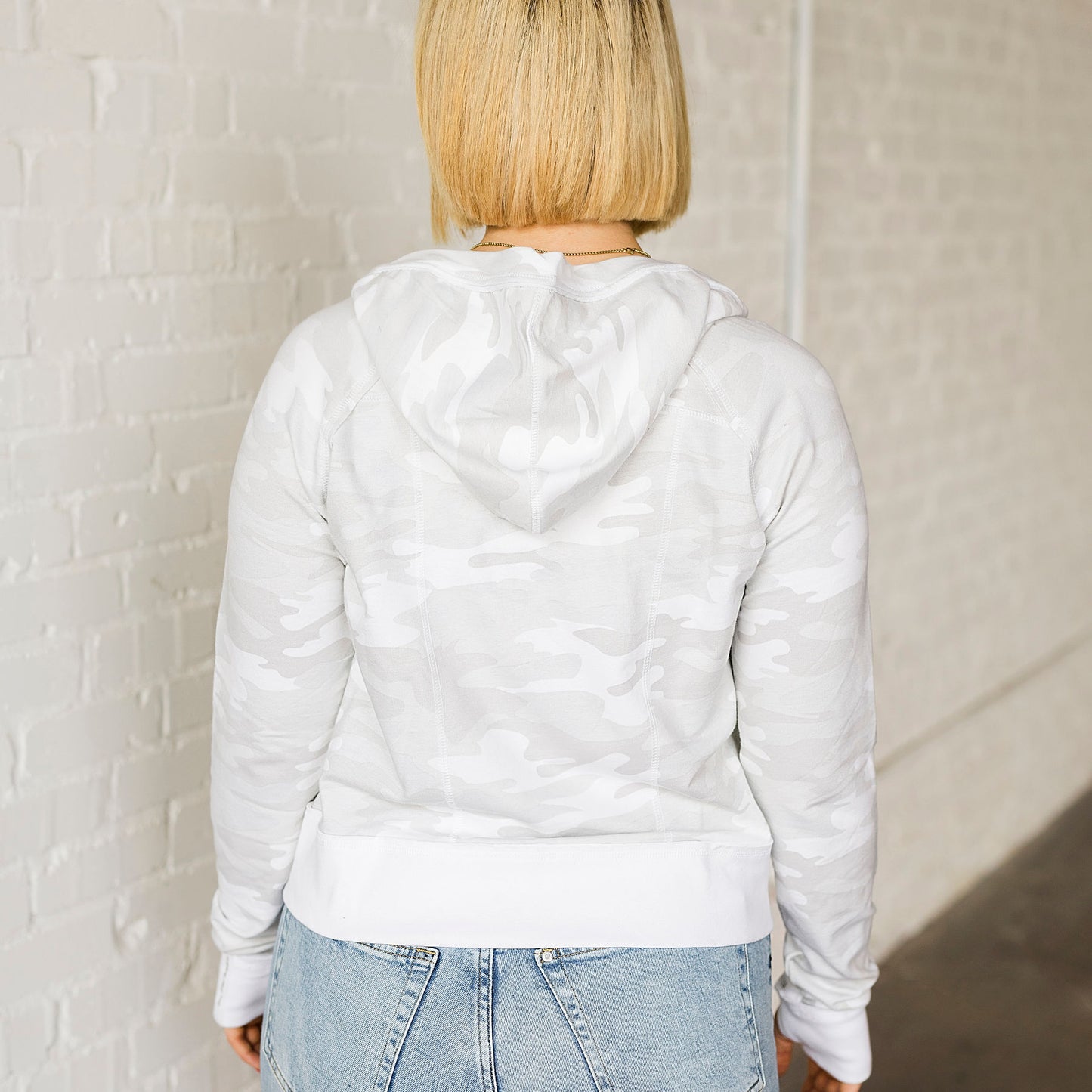Delta Arctic Camo Cropped Hoodie