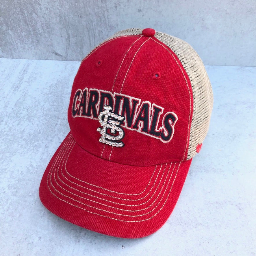 #039;47 St. Louis Cardinals Clean Up Navy Adjustable Strap Hat Dad Cap