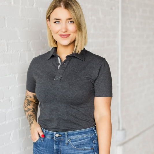 Golf Tri-Blend Polo Jetwash