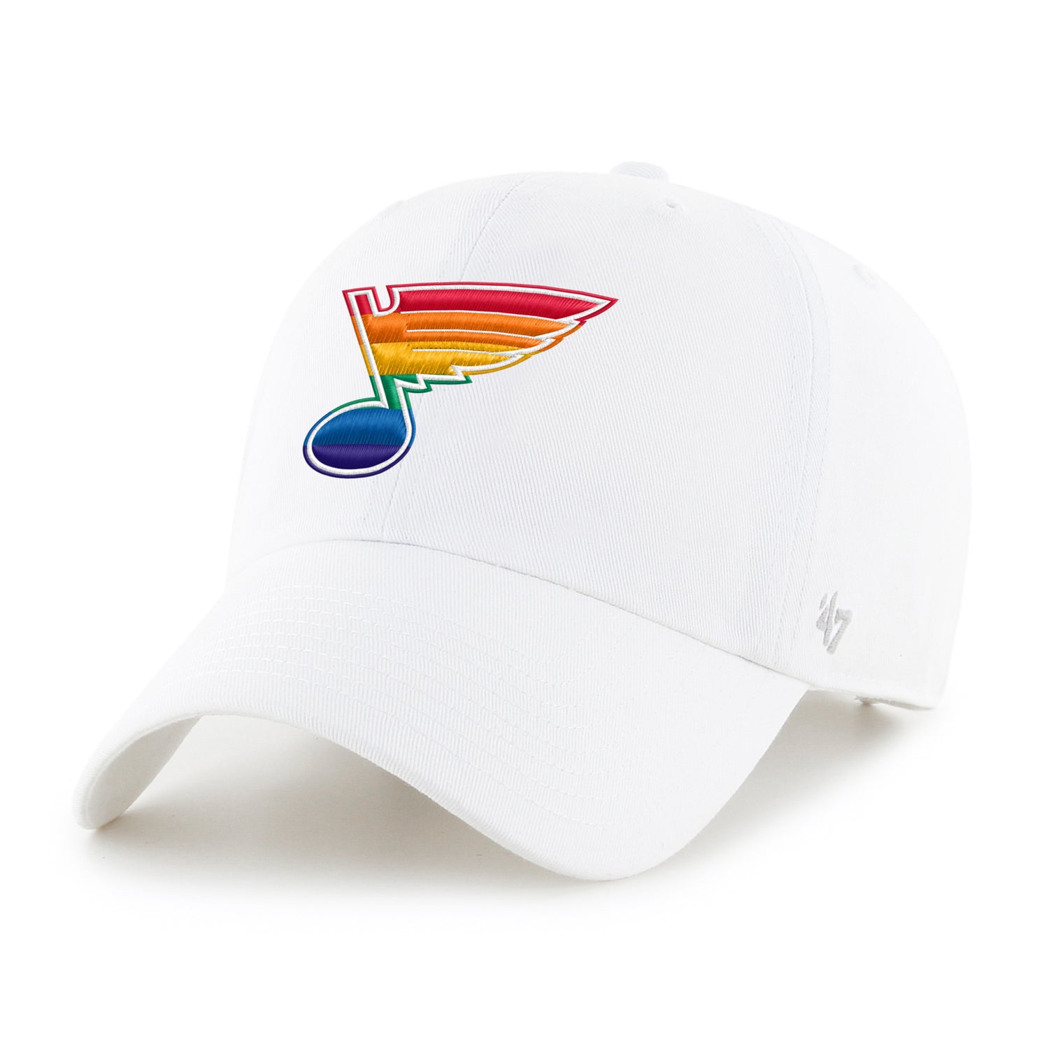 Pride Bluenote St Louis Blues STL PrideFest White Hat