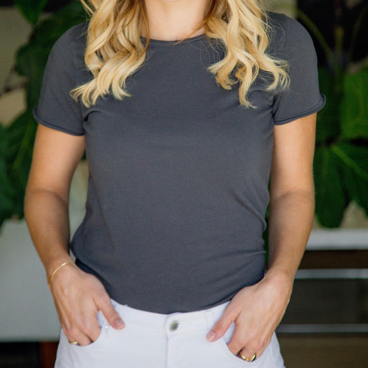 Foxtrot Stretch Cotton Tee Jetwash