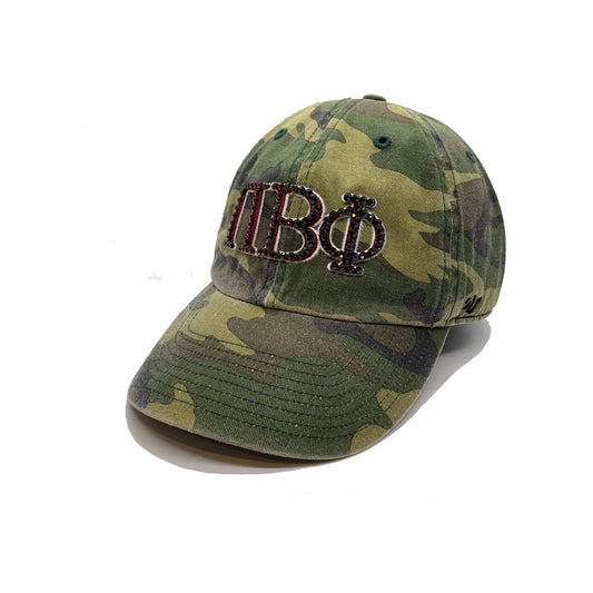 ST. LOUIS BLUES LUSSO STYLE SLB APPLIQUE STRAPBACK HAT - NAVY CAMO