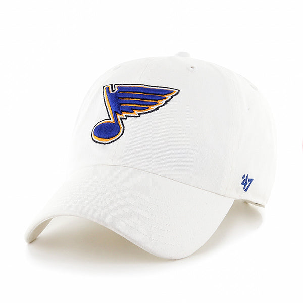 white blues hat bluenote dad cap 47 brand st louis